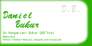 daniel bukur business card